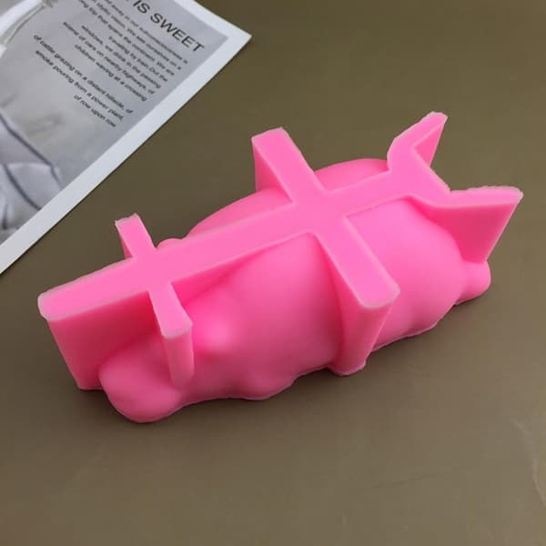 Flodhest chokoladeform, kageform, håndværksforme, køkkenredskaber, 3D silikone mousseform (W)