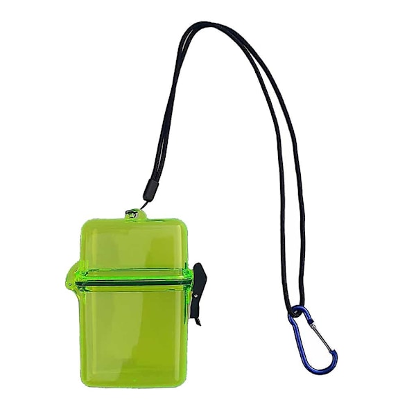 Vanntett Tørrboks Container Klips for Dykking Snorkel Kajakk Gul (W)