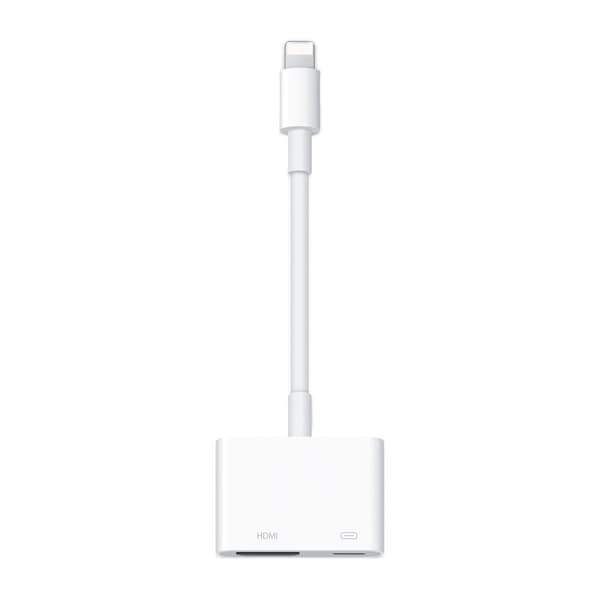 Valkoinen 5V 1A Lightning - HDMI-sovitin