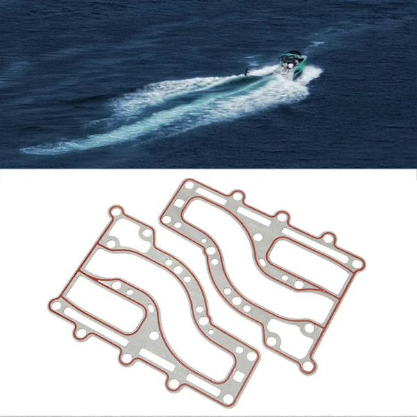 2st Utombords Avgaser Inre Kåpa Plast 63v 41112 A0 Båtmotorgasket För 2-takts 15hk Motormotor (W)