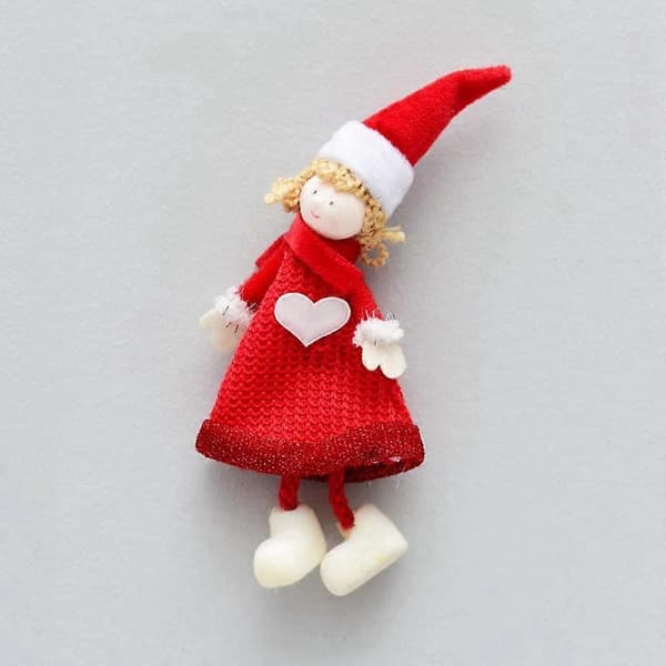 Juleengeldukke Anheng DIY Dekorasjon 15 cm Stor