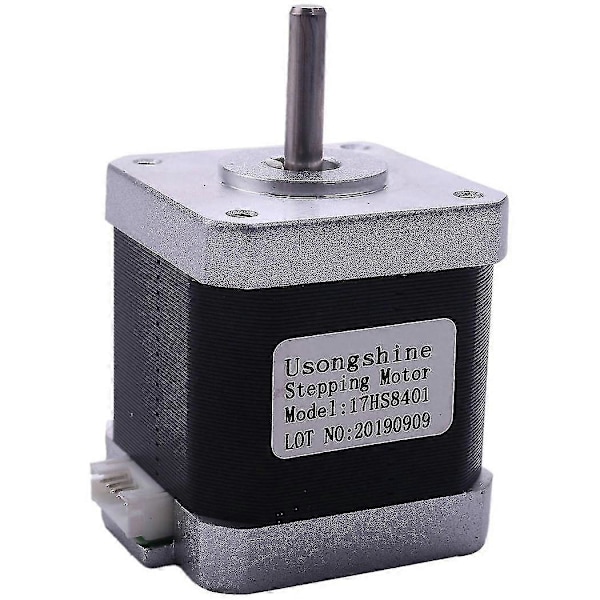 2st Nema17 För 3D-skrivare 4-ledare 48mm/78oz-in 1.8a Nema 17 Motor 42bygh 1.7a(17hs8401)motor (W)