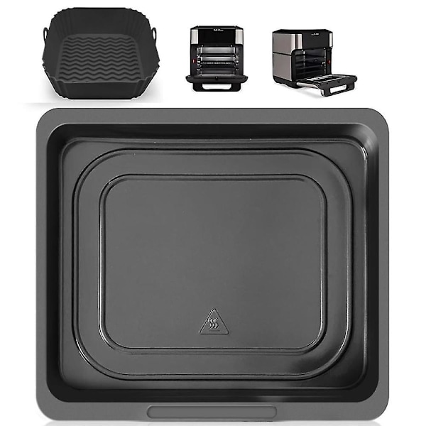 Airfryer Grillpande til Instant Vortex Plus 10 Quart, til Instant Vortex Plus 10qt Airfryer Ovn, Tåler Opvaskemaskine (W)