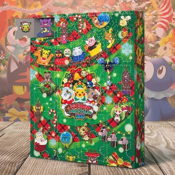 Tecknad Docka Leksak Ornament Blind Box 24-Dagars Julnedräkningspresent