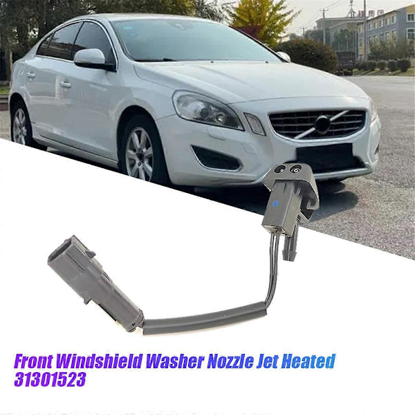 Lämmitetty tuulilasin pesusuuttimen suihku XC60 S60 XC70 V70 S80 2008-2016 (W)