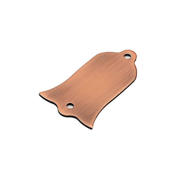 2 Hål Metall Truss Rod Cover Gitarr Bas Ersättningsdel Gitarrtillbehör (W)