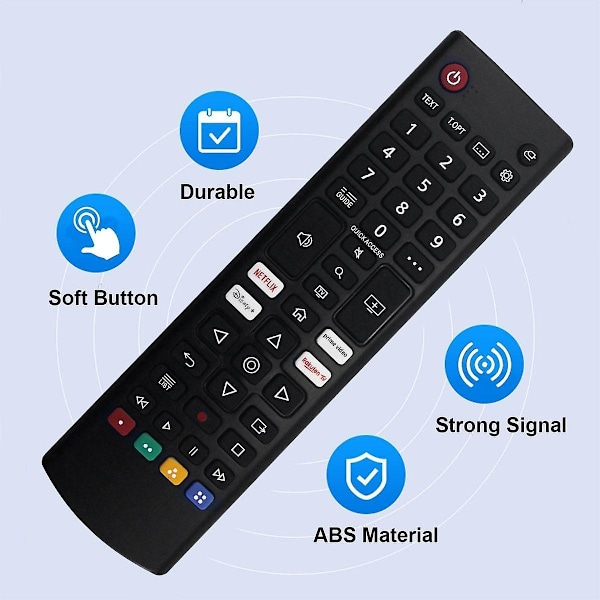 Ersättningsfjärrkontroll AKB76040301 för LG Smart LED LCD TV 32LM577BPUA 50UP7000PUA 60UP7670PUB 32LM577BZUA [DB]-Perfekt