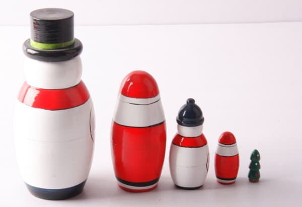 Flanell Pärla Snöflinga Julstrumpor Storlek L 4-pack