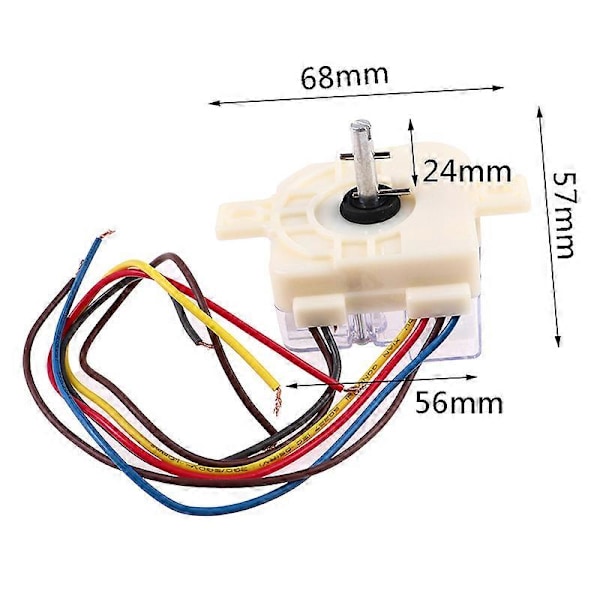 6 Tråd 180 Graders Vaskemaskine Timer Switch Vask Timer Semi-automatisk Dobbeltcylinder Vaskemaskine Dele