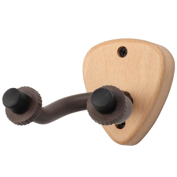 Väggmonterad gitarrhängare krok träbas banjo bas akustisk elektrisk gitarr halshållare stativ med fw Light Wood Color