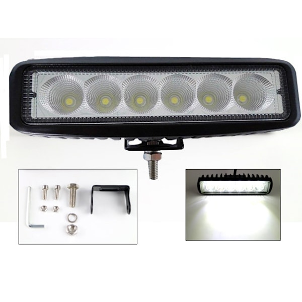 Led 18w arbejdslys - baklys 12 - 24V mini led flomlys (W)