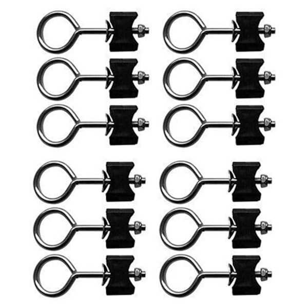 Runda Trampolinskruvar Skruvar för att fixera Trampolinen Trampolintillbehör (W) 12pack