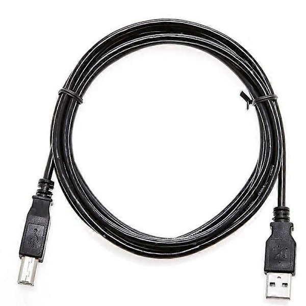 INECK 1,8 m USB Printerkabel AB Sort til alle HP printere inklusive Deskjet Photosmart LaserJet Officejet Inkjet Farve (W)