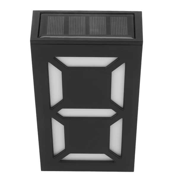 Solcelledrevet husnummerskilt 10cm x 15cm med avansert panel