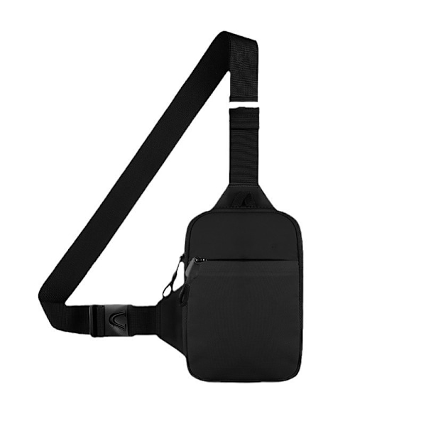 （20x19.5cm）Herrväska, Vattenavvisande Bröstväska med Dubbla Fickor, Crossbody Magväska för Mig