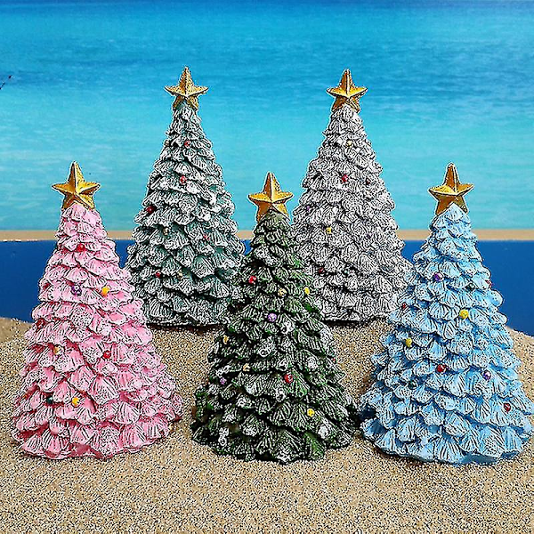 Aquarium Landscaping Decoration Resin Crafts Christmas Tree Ornaments-mxbc