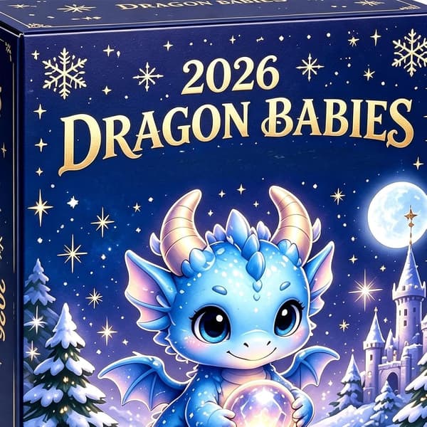 Julekalender 2026: 24 samleobjekter dragevedhæng, 24 dragefigurer, børnelegetøj (W)