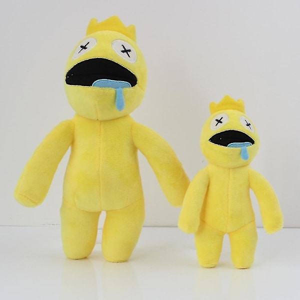 Rainbow Friends Plussj Leke Stoffdyr Dukke Plushies Skrekkspill For Halloween Jul Ferier [FW] 30cm yellow crown