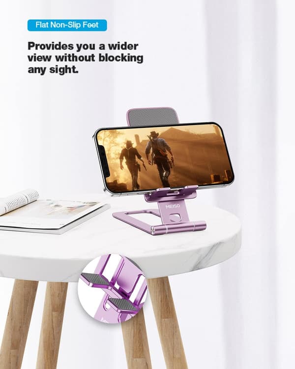 Bilholder for telefon med dreibar base