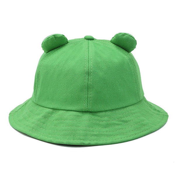 Unisex Frø Spandhat Foldbar Solhat Grøn