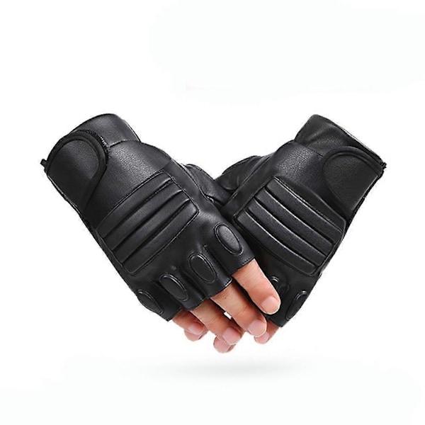 Korte Handsker Blonde Skridsikre Danse Elastiske Halvfingerhandsker Sort (W)