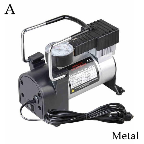 Bärbar 12V Elektrisk Bildäckspump 200PSI Kompakt Kompressor