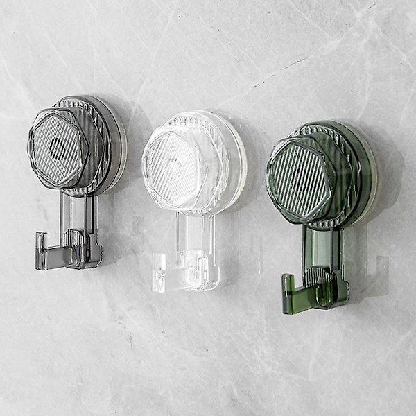 Roterande sugkoppshängande krok Stark lastbärande väggmonterad galge - Vit fw Green Style A