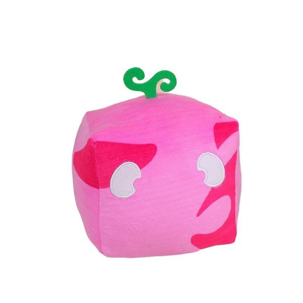 Blox Fruits Game Perimeter Devil Fruit Fruit Box Doll Plyschleksak [fw] Pink Green Leaf Box 13cm Single Compression