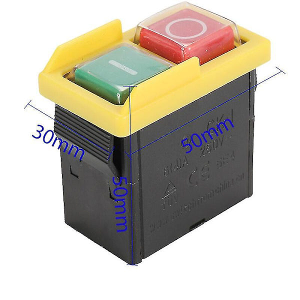 250 volt universell CK1/250V dammsäker säkerhetsbrytare slipmaskinbrytare elektromagnetisk brytare fw