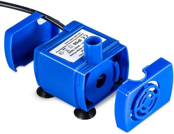 Tyst Automatisk Kattfontänpump, 1,6L Kapacitet, 12V Elektrisk Drivning