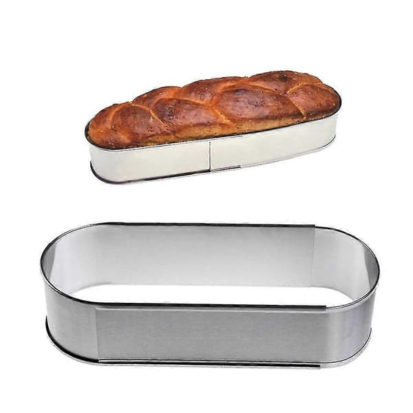 Tårtform, lång oval tårtform, justerbar bakring för mousse (w)