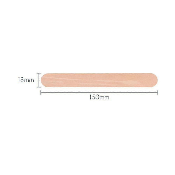 100x Spatel Träspatel Barnspatel Pysselspatel (W)