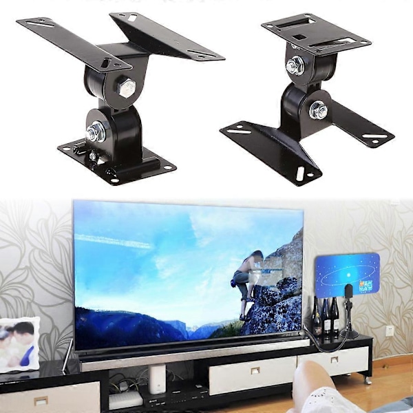 Universelt TV-veggfeste svingbart vippbart 180 grader TV PC-skjermbrakett 14-24 tommer (B)