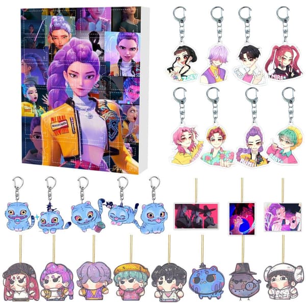 K-Pop Fan Adventskalender Set 24-Dagars Överraskningspresentförpackning
