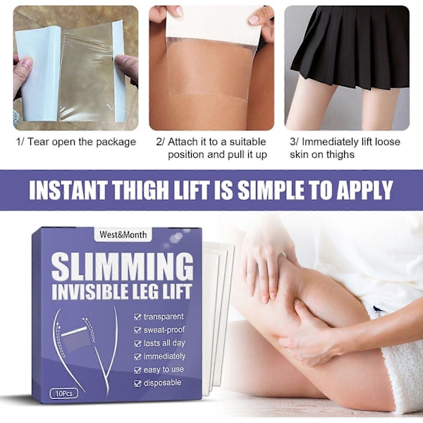 Slimmande Osynlig Benlyft, Forma Ben Stick Slimmande Stick För Lata Lår Åtstramande Lyft Stick (W)