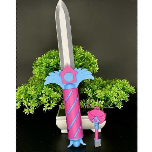 Squid Game Gemmelege Kniv + Nøgle Bundle - Replika Cosplay Legetøj (Fww)