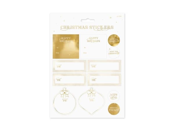 Julklappsetiketter och Stickers - Olika Storlekar