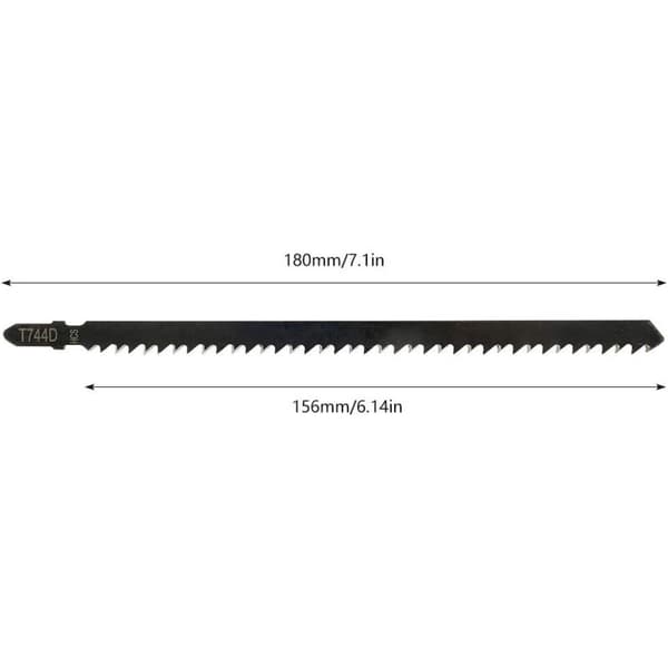 savklinge til træsav 5 stk. savklinge t744d 180 mm - professionelt tilbehør