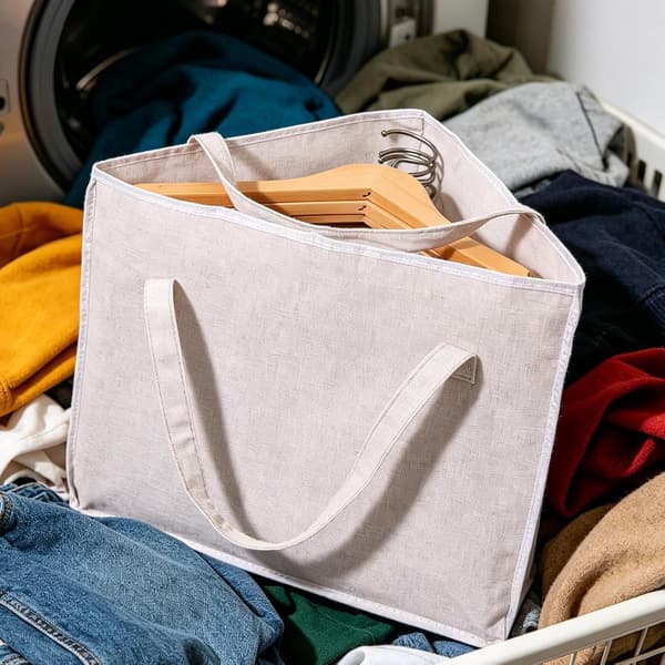 Stor trekantet oppbevaringspose for kleshengere (W)