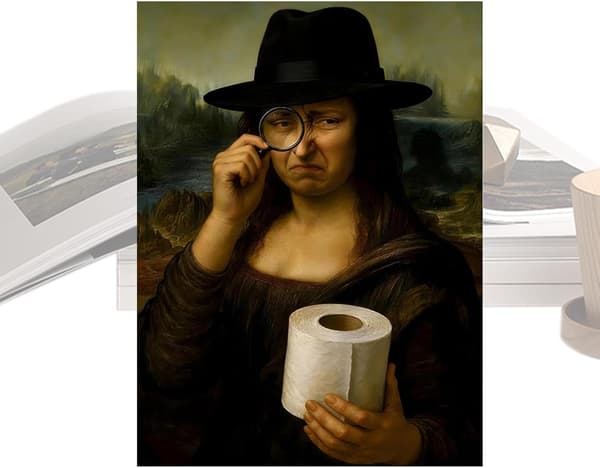 Baderomsveggkunst – Lerret / Plakat 30 x 40 cm (B)