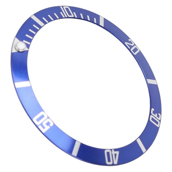 Professionell klockring-insats för armbandsur, reservdel för klockring, blå (w)