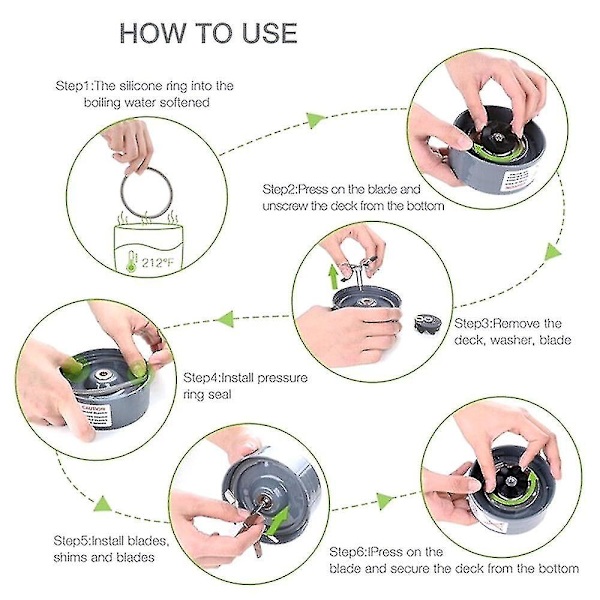 Korvaava kumitiiviste Nutri Bullet Nutribullet 900w:lle (W)