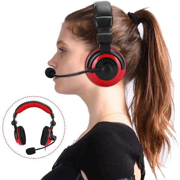 Kevyet pelikuulokkeet 220 ABS - Binauraalinen muotoilu PS4:lle ja Xbox Onelle (V)