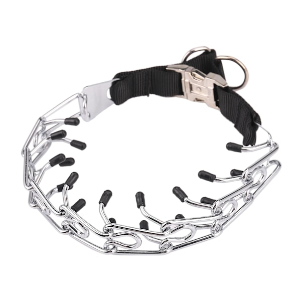 XJ-Hundträning, Metall Stryphalsband Hund med Komfortspetsar (B)