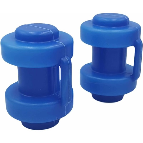 10-pack trampolinstolpskydd, slitstarka trampolinstängselstolpskydd, tjockt trampolinskydd för nätkrok trampolin strömförsörjning (blå (W)