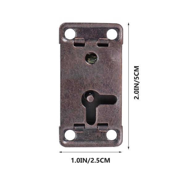 2 st smyckeskrin i trä, vintage låda, lås, hasp, vridknopp, lås, hasp fw 5X2.5cm