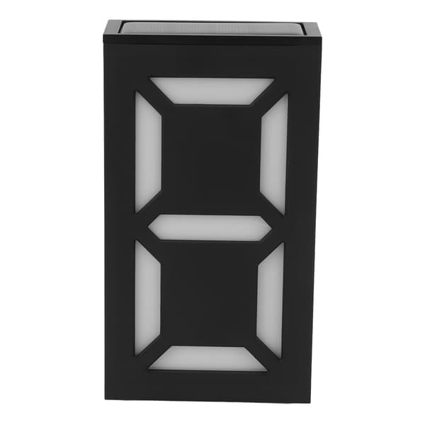 Solcelledrevet husnummerskilt 10cm x 15cm med avansert panel