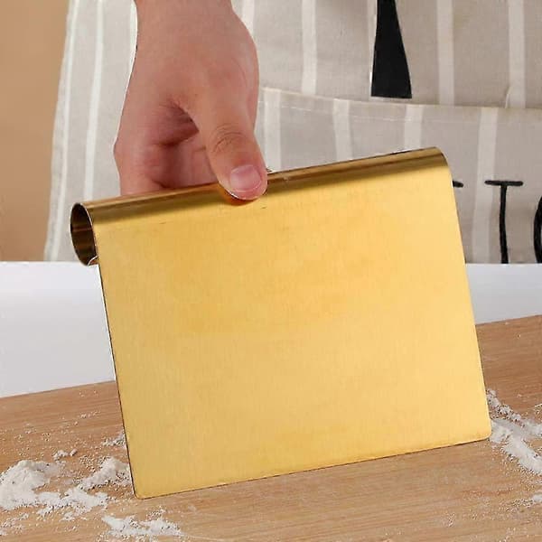 Deigskrape i rustfritt stål Kake Pizzakutter Kjøkken Multifunksjonskniv (Fww)