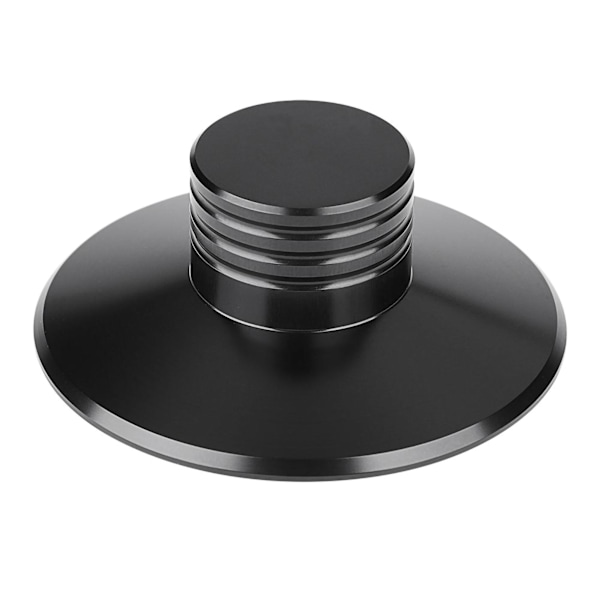 NY Sort Pladevægt Klemme LP Vinyl Pladespiller Metal Disk Stabilisator Sort
