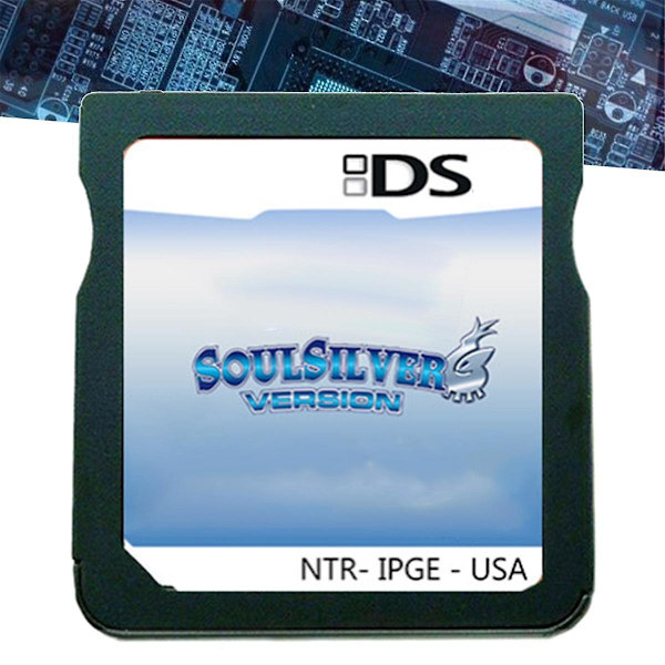Spilkort til Soul Silver NDSi Lite Videospilkonsolspil Engelsk US Version